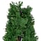 4.5ft. Pre-Lit Artificial Cedar Double Spiral Topiary Tree in Urn Style Pot, Clear Lights